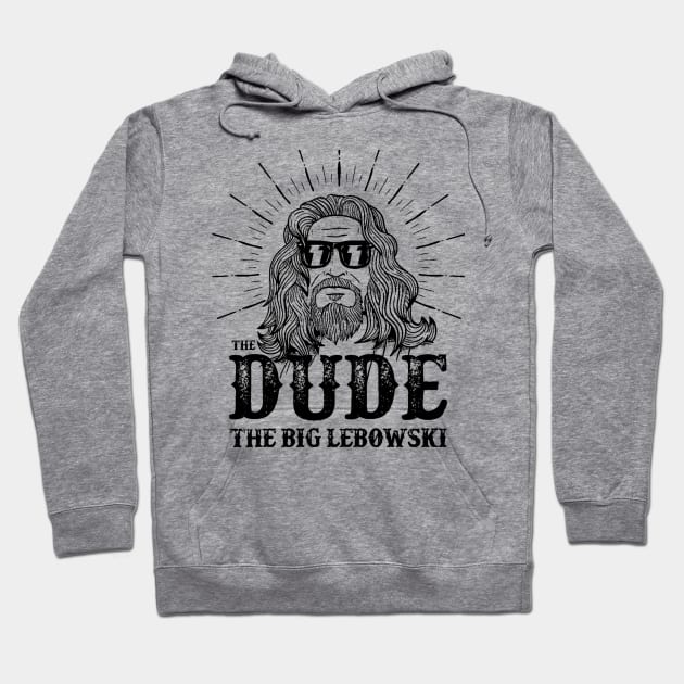 The Dude The Big Lebowski Hoodie by JungleLordArt